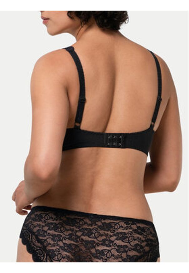 Triumph Biustonosz z fiszbiną Amourette 300 10166798 Czarny. Kolor: czarny. Materiał: syntetyk