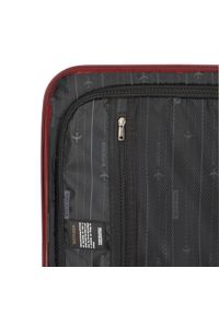 Wittchen - Zestaw walizek z polikarbonu tłoczonych. Kolor: czerwony. Materiał: guma #5
