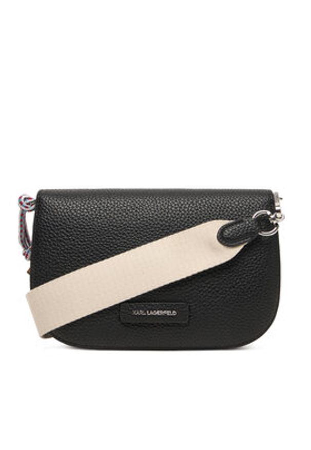 Karl Lagerfeld - KARL LAGERFELD Torebka A4W30008 Czarny. Kolor: czarny. Materiał: skórzane