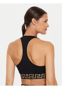 VERSACE - Versace Biustonosz top AUD01039 1A10011 Czarny. Kolor: czarny. Materiał: bawełna