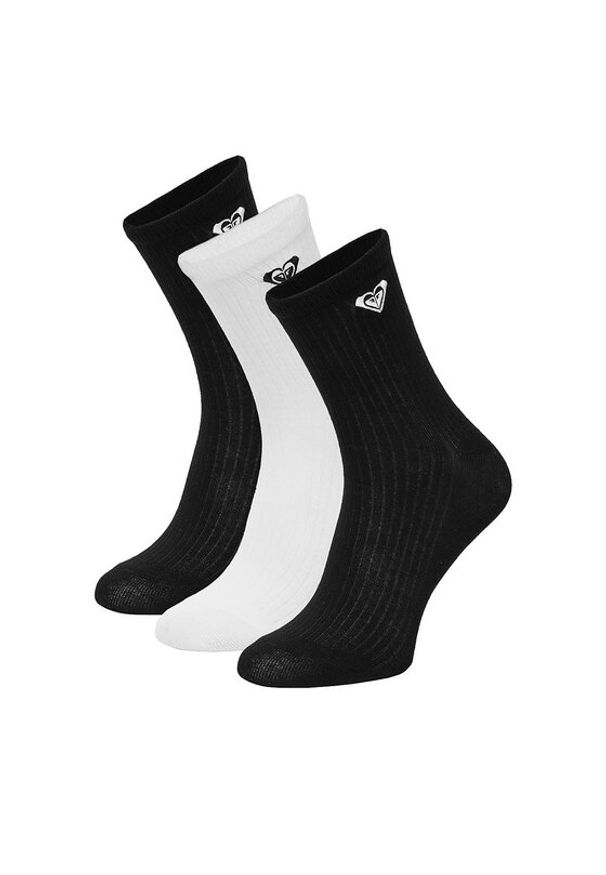 Roxy Skarpety CEO_AS_ROXY_15_Z_AW25 (3-PACK) Czarny. Kolor: czarny. Materiał: nylon, materiał