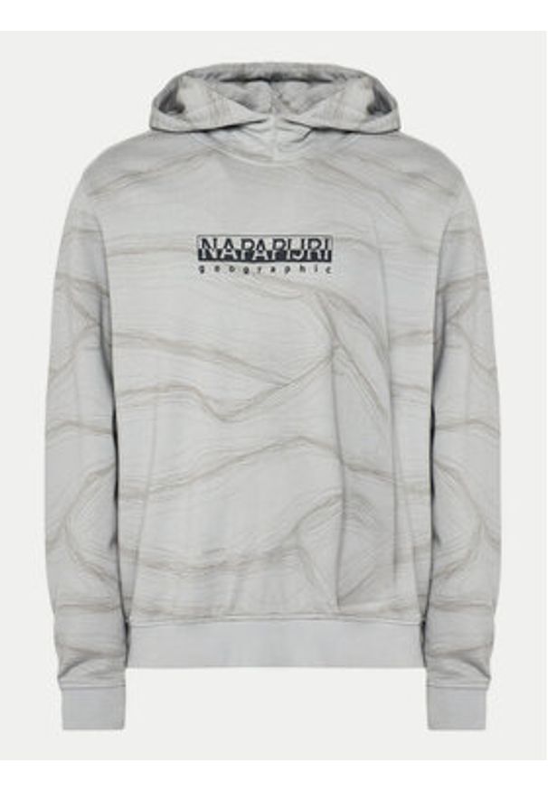 Napapijri Bluza Cellini NP0A4ILR Szary Relaxed Fit. Kolor: szary. Materiał: bawełna