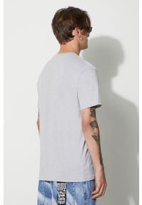 columbia - Columbia t-shirt męski kolor szary z nadrukiem. Okazja: na co dzień. Kolor: szary. Materiał: bawełna. Wzór: nadruk. Styl: casual #3