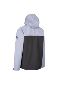 TRESPASS - Męska Kurtka Soft Shell Moyler DLX. Kolor: szary, wielokolorowy, niebieski