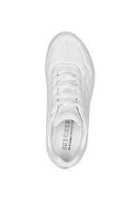 skechers - Buty Skechers Uno-Stand On Air, Kobiety. Kolor: biały. Materiał: guma, syntetyk, poliester, materiał