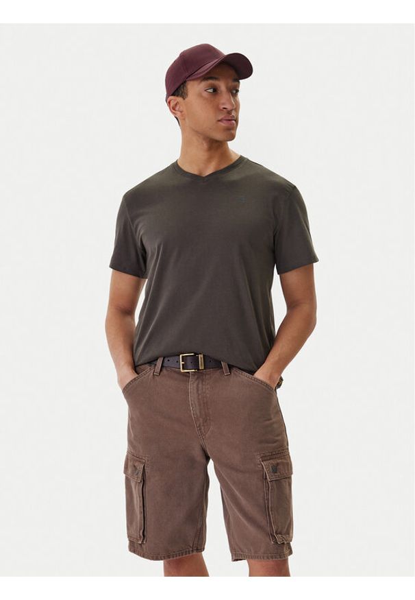 G-Star RAW - G-Star Raw T-Shirt Base-S D16412-336 Zielony Regular Fit. Kolor: zielony. Materiał: bawełna