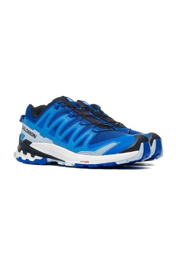 salomon - Buty do biegania męskie Salomon Xa Pro 3d V9. Zapięcie: sznurówki. Kolor: niebieski. Materiał: materiał, syntetyk. Szerokość cholewki: normalna