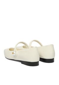 Gino Rossi - GINO ROSSI Baleriny CEO-ROSE-LT2512-72 Biały. Kolor: biały. Materiał: skóra #9