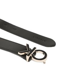 Calvin Klein Pasek Damski Re-Lock Saff Ck 3Cm Belt K60K609980 Czarny. Kolor: czarny. Materiał: skóra #2