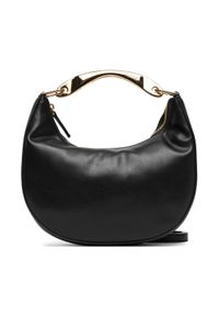 TwinSet - TWINSET Torebka Hobo 252TD8160 Czarny. Kolor: czarny. Materiał: skórzane