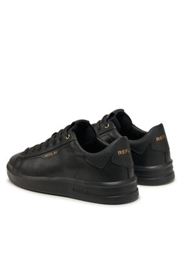 Replay - REPLAY Sneakersy GMZ4O .000.C0020L Czarny. Kolor: czarny. Materiał: skóra
