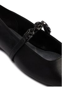 Karl Lagerfeld - KARL LAGERFELD Baleriny Konnie KL40196 Czarny. Kolor: czarny. Materiał: skóra #5