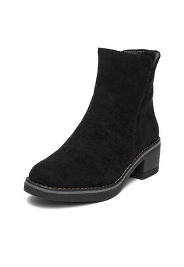 Clara Barson Botki CEO-LM13355-X06 Czarny. Kolor: czarny. Materiał: materiał