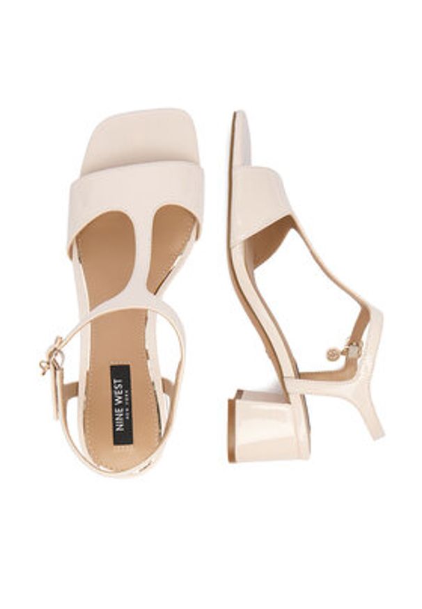 Nine West Sandały CEO-LS505187-14 Beżowy. Kolor: beżowy. Materiał: materiał
