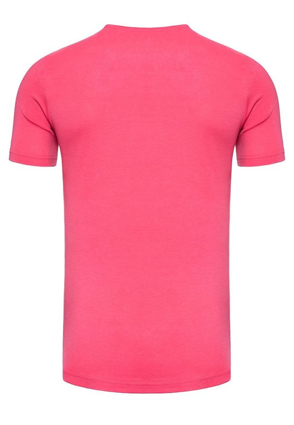 Mustang - MUSTANG T SHIRT MUSTANG T SHIRT Print Tee CLARET RED 1007520 8213. Wzór: nadruk