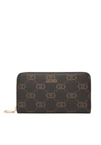Liu Jo Duży Portfel Damski Ecs Xl Zip Around AF5170 E0668 Brązowy. Kolor: brązowy. Materiał: skóra