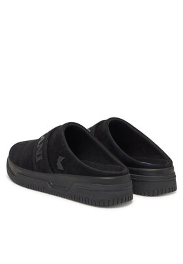 Karl Kani Klapki Samo Slipper PD00002686 Czarny. Kolor: czarny. Materiał: zamsz, skóra