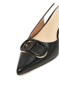 TwinSet - TWINSET Szpilki 251TCP062 Czarny. Kolor: czarny. Materiał: skóra. Obcas: na szpilce #3