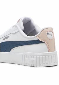 Buty damskie Puma Carina 2.0. Okazja: na plażę. Kolor: biały, wielokolorowy, różowy, szary. Sezon: lato. Sport: tenis