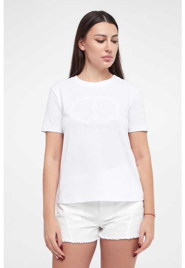 Twinset Milano - T-shirt damski TWINSET