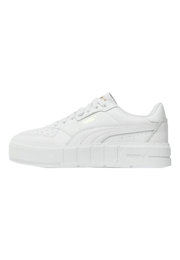 Tenisówki Puma Model Cali Court Lth Wns Kolor Biały. Kolor: biały. Materiał: skóra, tkanina