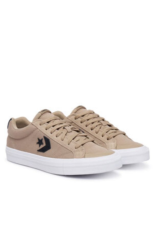 Converse Tenisówki Sport Casual A17008C Beżowy. Okazja: na co dzień. Kolor: beżowy. Materiał: materiał. Styl: casual, sportowy
