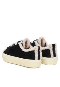 Inuikii Sneakersy Shearling Low 1001.001.0242 Czarny. Kolor: czarny. Materiał: zamsz, skóra #5