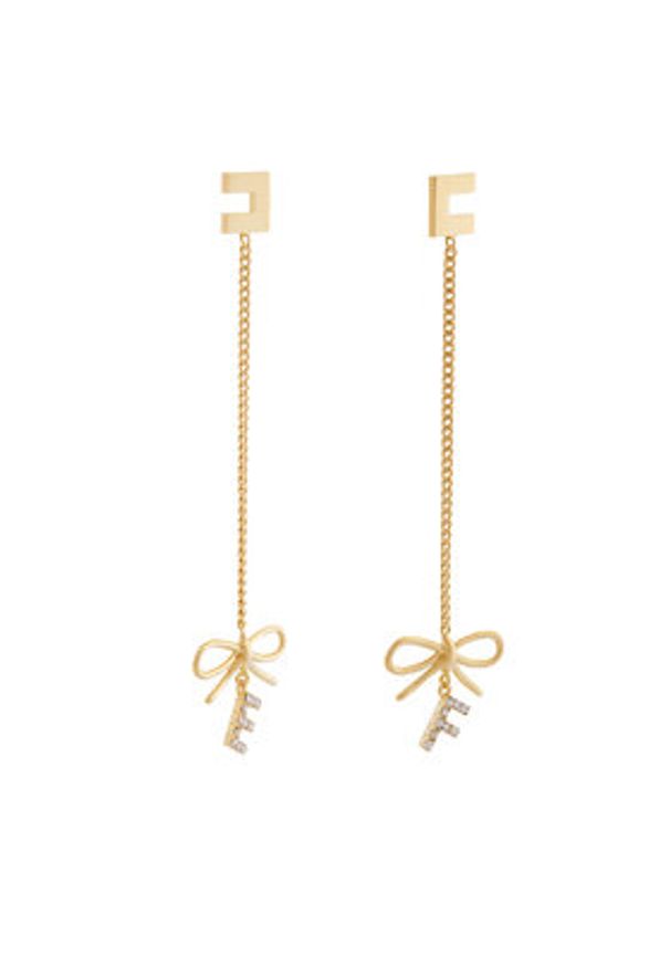 Elisabetta Franchi Kolczyki OR-49A-52E2-V160 Złoty. Materiał: metalowe. Kolor: złoty