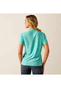 Koszulka damska Ariat Laguna Logo. Kolor: niebieski #2