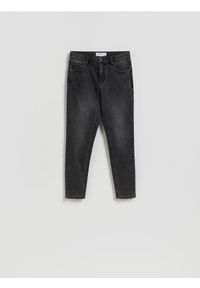 Reserved - Jeans slim fit mid rise - szary. Kolor: szary