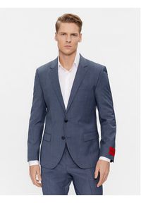 Hugo Garnitur Henry/Getlin232X 50509299 Granatowy Slim Fit. Kolor: niebieski. Materiał: syntetyk #8