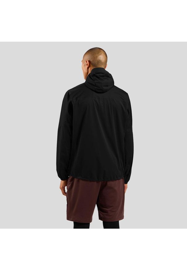 Odlo - Kurtka wodoodporna męska ODLO X-Alp Waterproof Jacket. Kolor: zielony, brązowy, wielokolorowy, szary