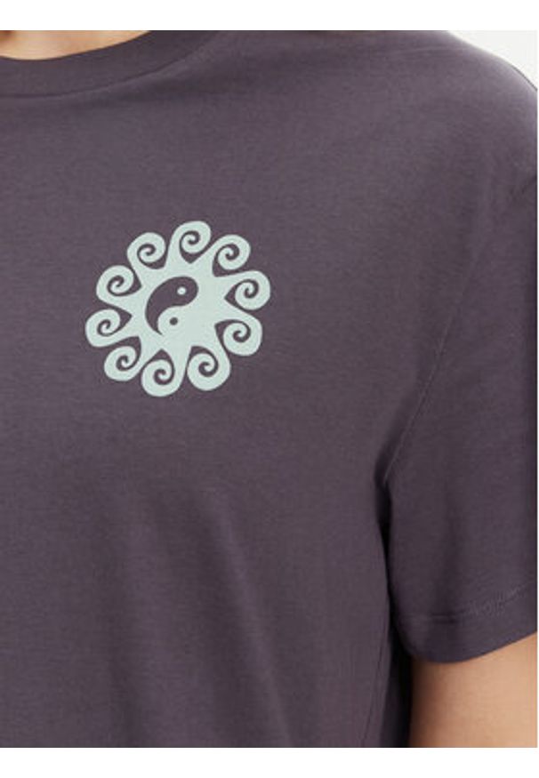 Billabong T-Shirt EBJZT00432-KRB0 Granatowy Regular Fit. Kolor: niebieski. Materiał: bawełna
