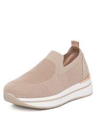 Clara Barson Sneakersy WS276-01 Beżowy. Kolor: beżowy. Materiał: materiał #3