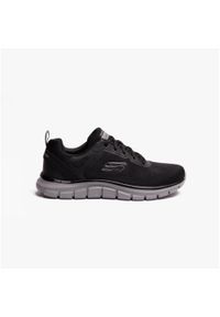 skechers - Buty męskie SKECHERS Track Broadercharcoal. Kolor: czarny