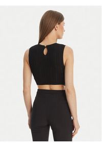 Elisabetta Franchi Sweter TK-76S-61E2-V250 Czarny Regular Fit. Kolor: czarny. Materiał: wiskoza #5