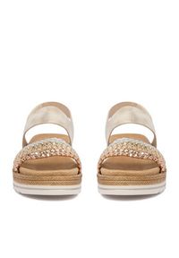 Remonte Sandały CEO-D0Q56-90 Złoty. Kolor: złoty. Materiał: skóra #6