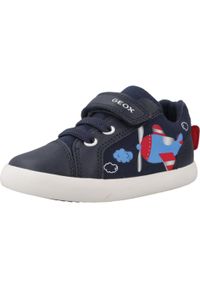 Tenisówki Geox Model B Gisli Boy Kolor Niebieski. Kolor: niebieski. Materiał: syntetyk, tkanina. Sport: turystyka piesza