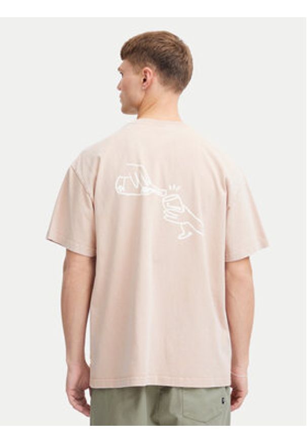 !SOLID - Solid T-Shirt Ismail 21108240 Pomarańczowy Regular Fit. Kolor: beżowy. Materiał: bawełna