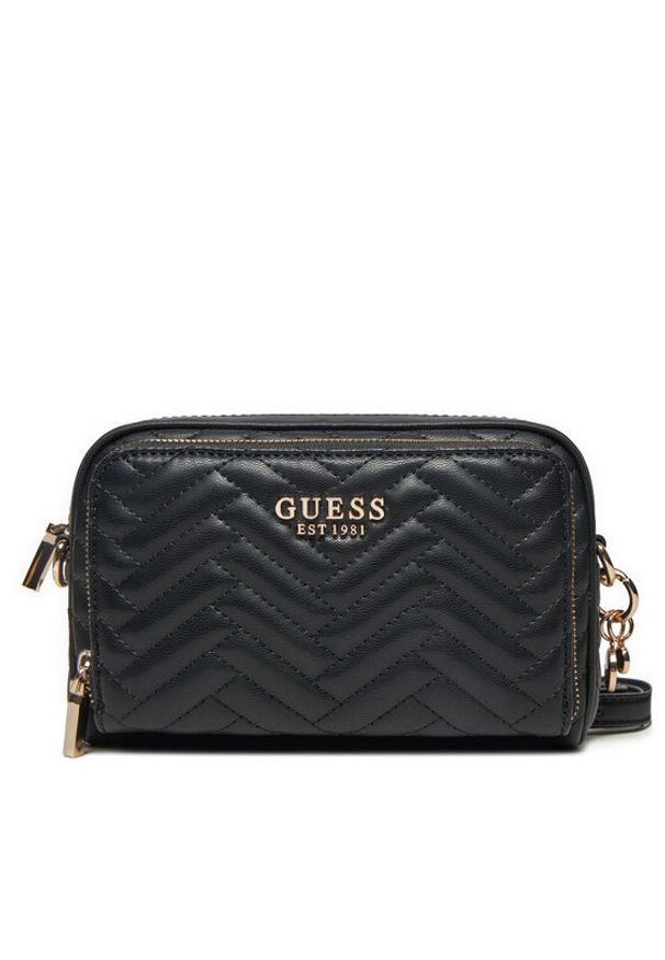 Guess Torebka HWQG95 08140 Czarny. Kolor: czarny. Materiał: skórzane