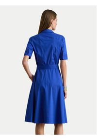 Lauren Ralph Lauren - LAUREN RALPH LAUREN Sukienka koszulowa 200748950020 Niebieski Regular Fit. Kolor: niebieski. Materiał: bawełna. Typ sukienki: koszulowe #6