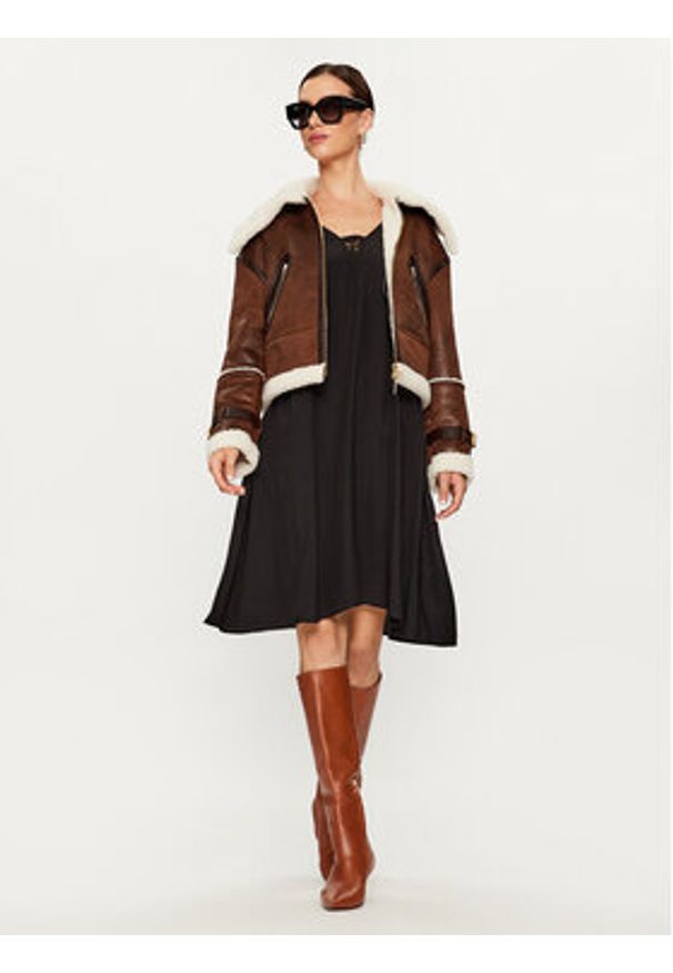 Culture Sukienka letnia Cuasmine 50109778 Czarny Relaxed Fit. Kolor: czarny. Materiał: wiskoza. Sezon: lato