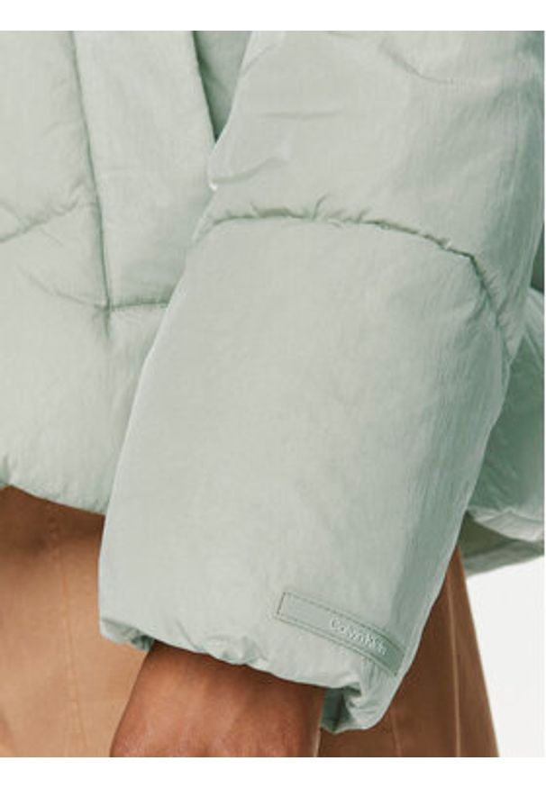 Calvin Klein Kurtka zimowa Modern K20K205947 Zielony Relaxed Fit. Kolor: zielony. Materiał: syntetyk. Sezon: zima
