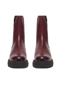 MEXX Sztyblety CEO-MX/027C-RST Bordowy. Kolor: czerwony. Materiał: skóra #8