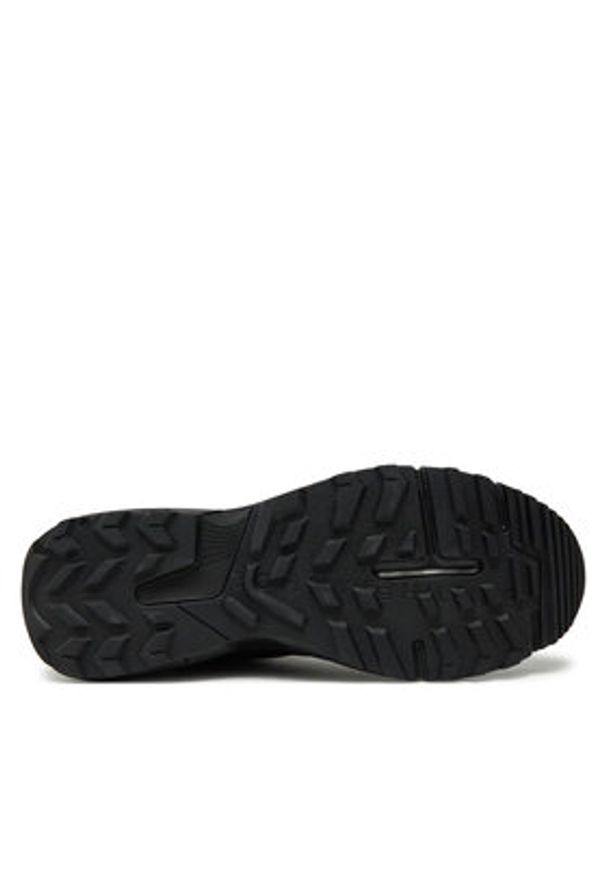 TOMMY HILFIGER - Tommy Hilfiger Sneakersy M Runner Tech Knit Lth Mix FM0FM05344 Czarny. Kolor: czarny. Materiał: materiał