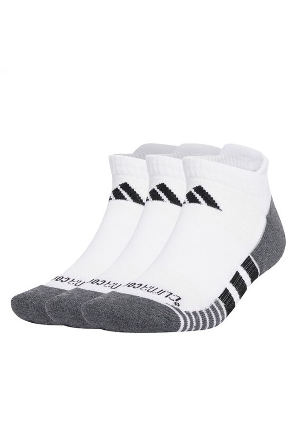 Adidas - adidas Zestaw 3 par niskich skarpet unisex Prf Cc C Low 3P JD9569 Biały. Kolor: biały. Materiał: materiał, poliester
