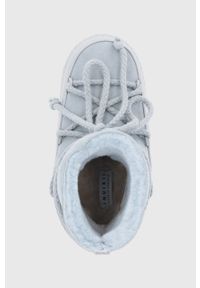 Inuikii Śniegowce Boot Classic kolor szary. Nosek buta: okrągły. Zapięcie: sznurówki. Kolor: szary. Materiał: guma, wełna