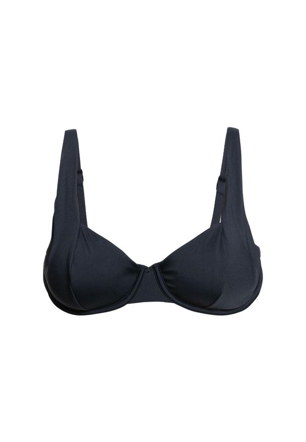 Roxy - Stanik bikini D-cup dla Kobiety BEACH CLASSICS Czarny. Kolor: szary. Materiał: elastan, poliester, materiał