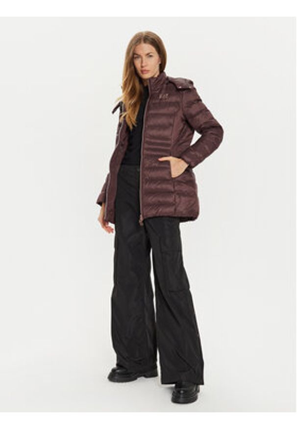 EA7 Emporio Armani Kurtka zimowa 6DTK01 TN88Z 1755 Brązowy Regular Fit. Kolor: brązowy. Materiał: syntetyk. Sezon: zima