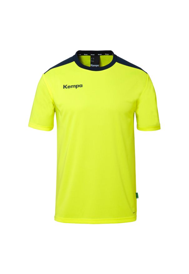KEMPA - Koszulka dla dzieci Kempa Emotion 27. Kolor: niebieski, żółty, wielokolorowy. Wzór: kolorowy. Sport: piłka nożna